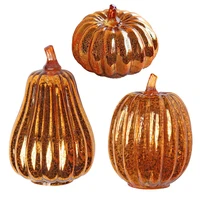 new glass luminous pumpkin lamp with timer thanksgiving autumn harvest decorative pumpkins lamp halloween decorations
