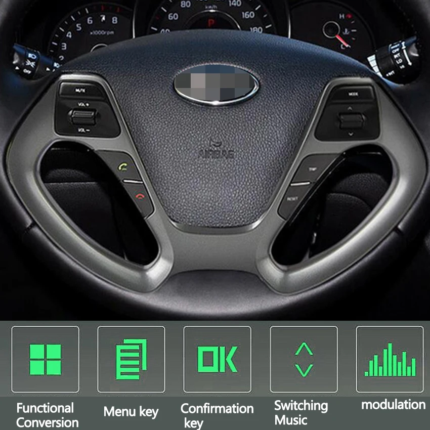 Для Kia K2 KX cross 2015 2016 Многофункциональная кнопка рулевого колеса Модифицированная