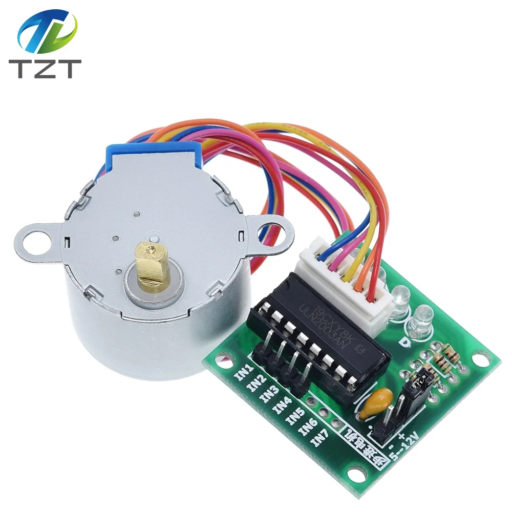1 партия 4 фазный шаговый двигатель TZT 28BYJ 48 5V + плата драйвера ULN2003 для Arduino 1x ULN2003|motor