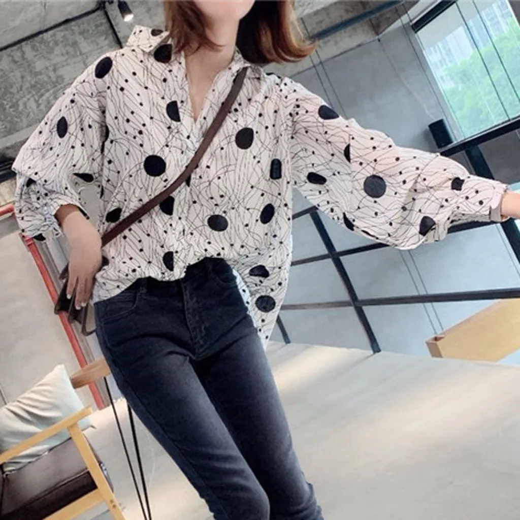 Модные женские свободные рубашки в стиле Харадзюку повседневные однотонные Топы