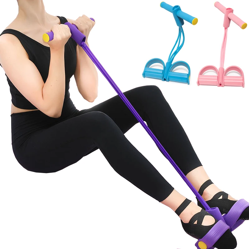 

Yoga Accessories Pedal Rally Abdominal Training Belt Sit Up Aid Tool Bold Rope Resistance Band Home Fitness Equipment Yoga Strap