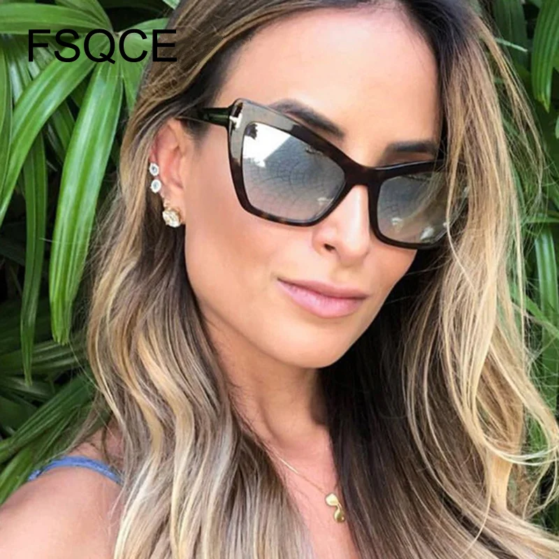 Женские сексуальные солнцезащитные очки кошачий глаз 2019 новые женские модные