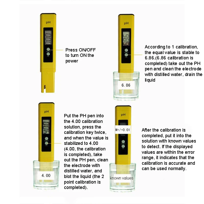 TIOODRE Digital PH Value Water Meter Pool Tester Aquarium Portable High accuracy |