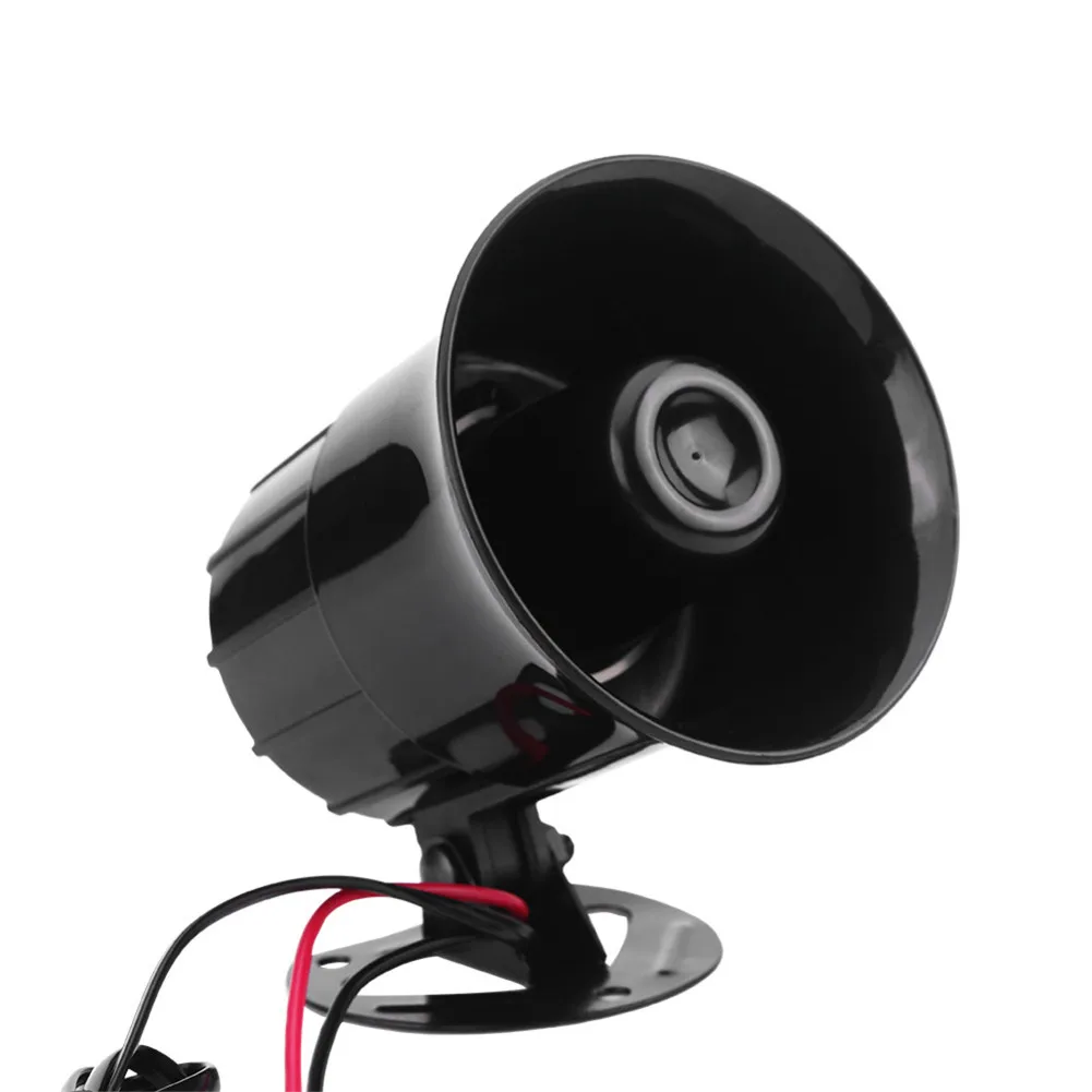 

Motorcycle Car Alarm Warning Siren Vehicle Horn Alarm Loud Speaker 3 Tone Sound 12V 30W Emergency Sound Amplifier Accessories