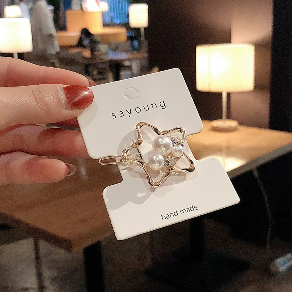 Элегантный сладкий Жемчуг Шпилька любовь лук клип дамы ювелирное изделие в виде