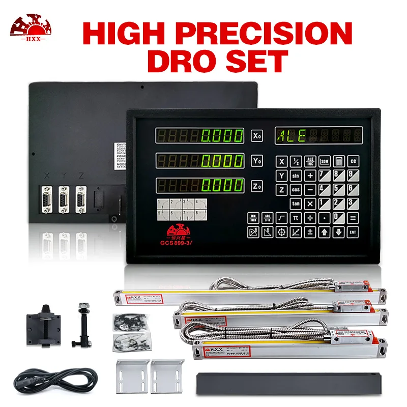 DRO Kits магнитный линейный шкаловый кодировщик с 3 осевой цифровой индикацией GCS899