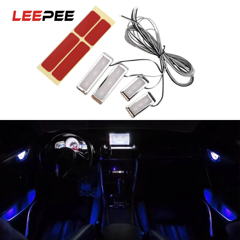 Декоративная крутая дверная ручка LEEPEE подлокотник с 3 светодиодами внутренние