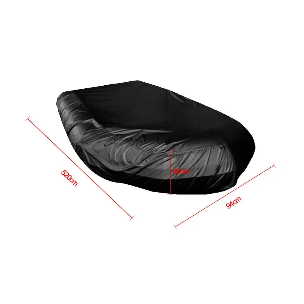 

Heavy Duty Marine Boat Cover Waterproof Dustproof Anti UV Ice Snow Inflatable Boat Dinghy Fishing Rubber Boat Kayak Sun Cover