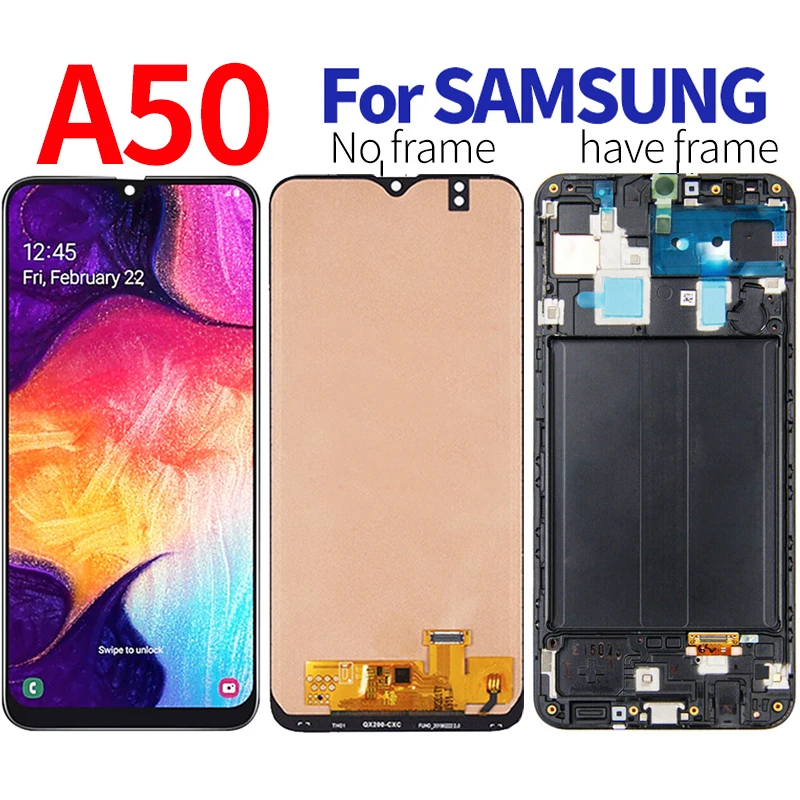 

ЖК-дисплей с сенсорным экраном и дигитайзером в сборе для Samsung galaxy A50 2019 A505F/DS A505F A505FD A505