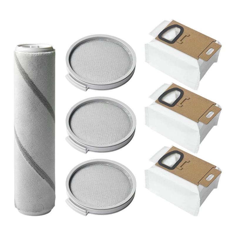 

Роликовая щетка-фильтр для пылесоса Mijia SCWXCQ01RR H6, комплект из 7 предметов, Сменные аксессуары для ручного пылесоса