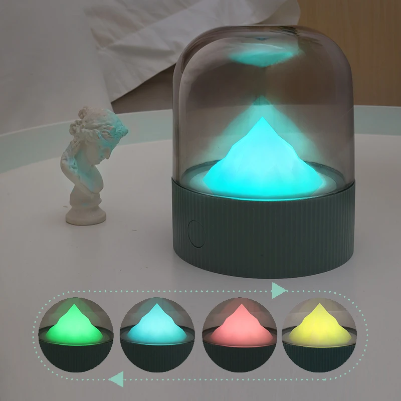 

Vintage Night Light LED Charging Retro Nostalgic Desktop Bulb Atmosphere Breathing Dimmable Nightstand Lamp Bedroom Decro Gift