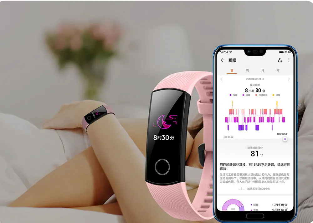 Глобальная версия HONOR Band 4 фитнес-браслет трекер спортивный ремешок в реальном времени трекер активности Смарт-носимое устройство(подставка