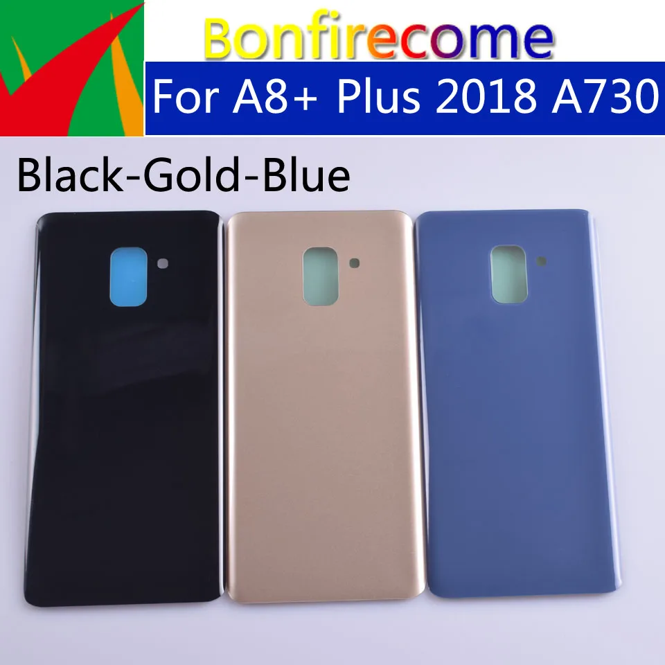 10 шт./партия задняя крышка батарейного отсека для Samsung Galaxy A8 + Plus 2018 A730 SM A730F A730DS