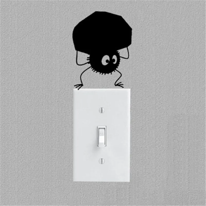 Наклейки с переключателями новинка 2020 креативные забавные наклейки Ghibli