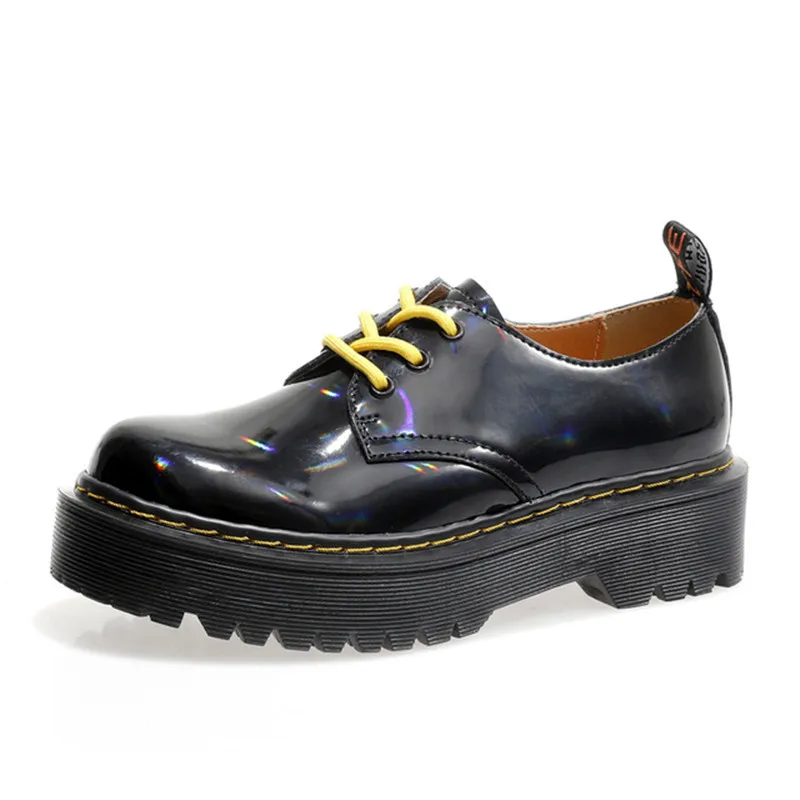 

Women shoes 2020 spring new Korean version of leather thick-soled small leather shoes women retro women round head women shoes