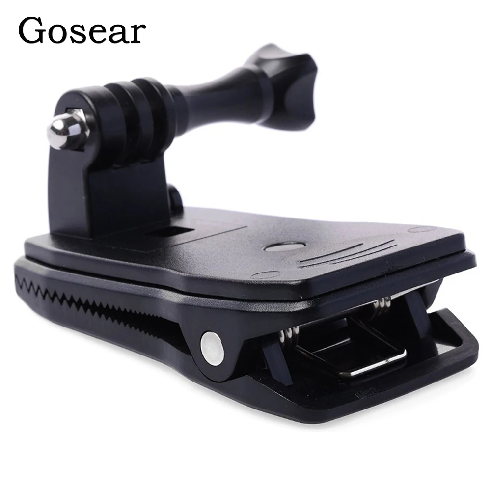 Gosear Head Belt Strap Clip Clamp Mount Bracket Adapter Rod for Gopro Go Pro Hero 5 4 3 2 Xiaomi Yi 2 II 4K 4 K SJ4000 Eken H9