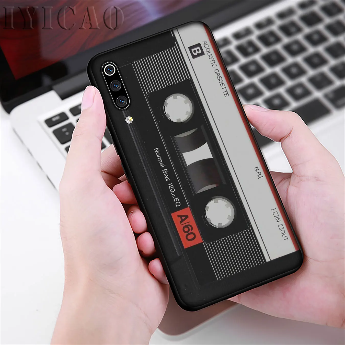 IYICAO Magnetic tape Cassette audio Soft Case for Xiaomi Mi 10 9 9T A3 Pro 8 SE A2 Lite A1 CC9 CC9E 6 pocophone f1 Mi10 | Мобильные