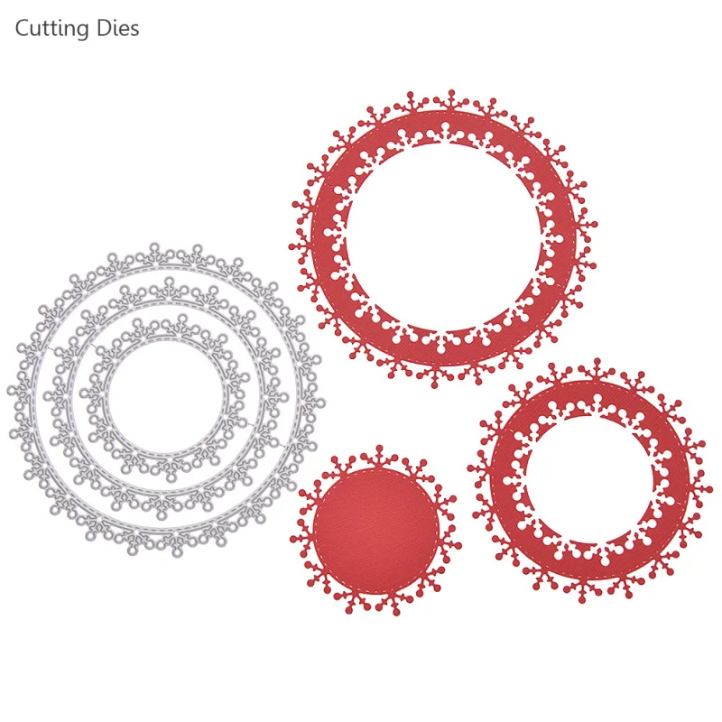 2019 большой круглый металлический круг трафареты для пресс формы изготовления