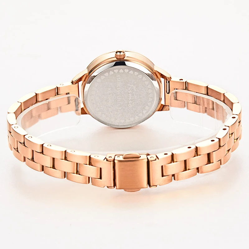 Kimio часы женские кварцевые браслет из нержавеющей стали модные повседневные