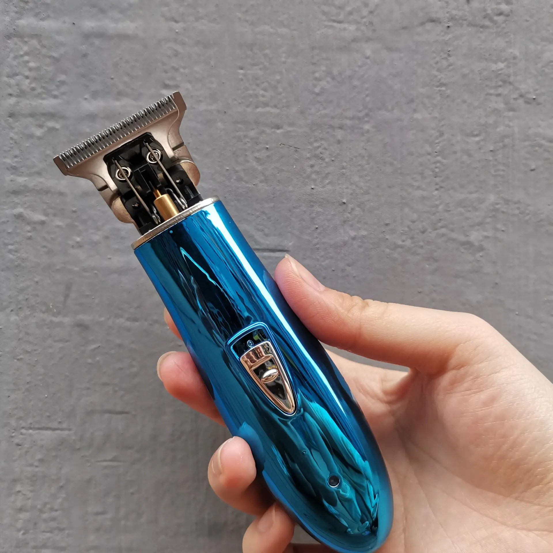 Тонкий Профессиональный литий-ионный Т-образный триммер для стрижки волос