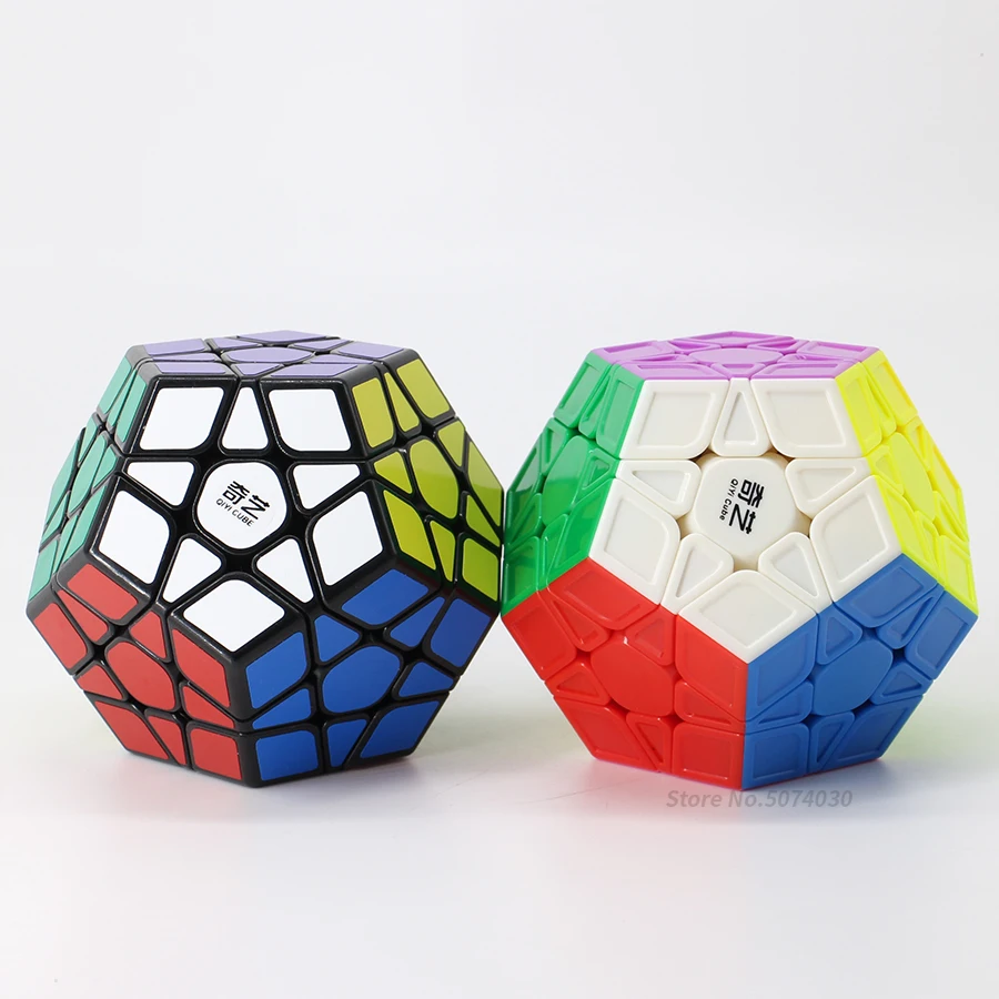 Qiyi QiHeng S магический куб Megaminxed Speed Cubes12 боковая головоломка для начинающих Cubo Magico
