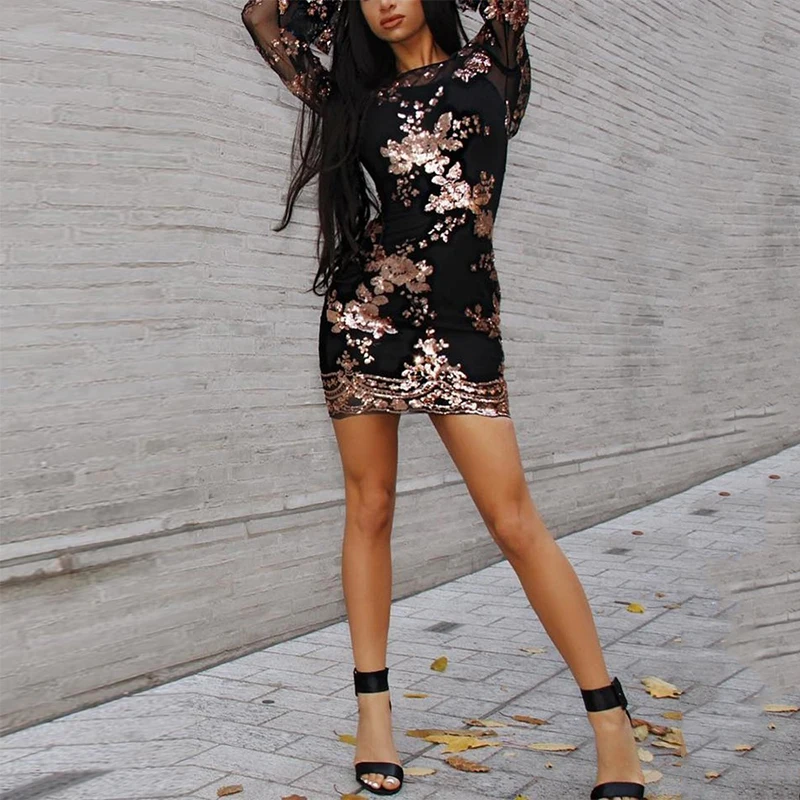 MIOFAR Сексуальная Перспектива из бисера с длинным рукавом О образным вырезом