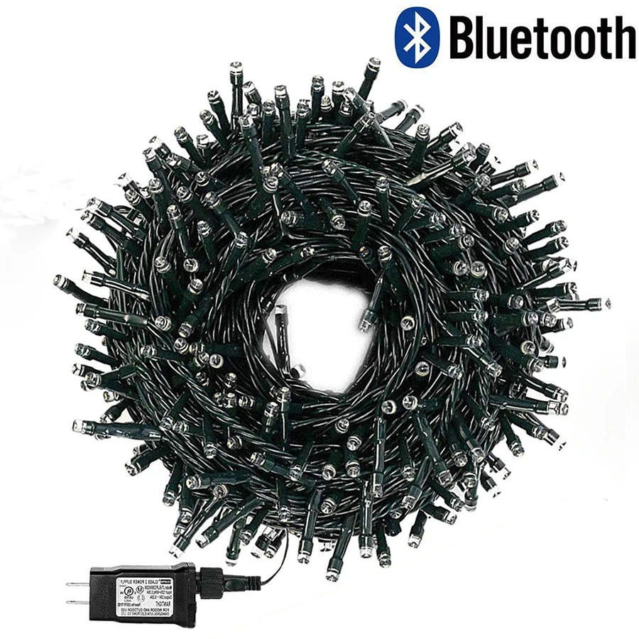 Bluetooth 10 м 20 м 30 м 50 м 100 м светодиодный светильник на Рождество s 31 в низкое напряжение Открытый водонепроницаемый светильник для вечерние украшения свадьбы