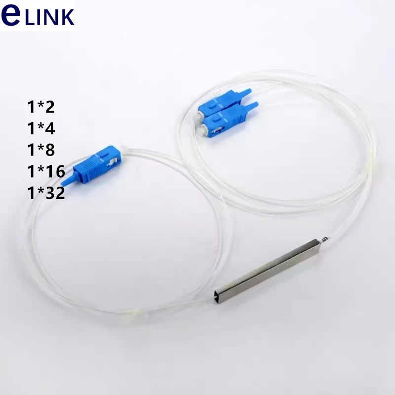 Оптический разветвитель 1x2 FBT 10 шт. мини-стальная трубка SC/UPC 5:95 10:90 20:80 двойное окно