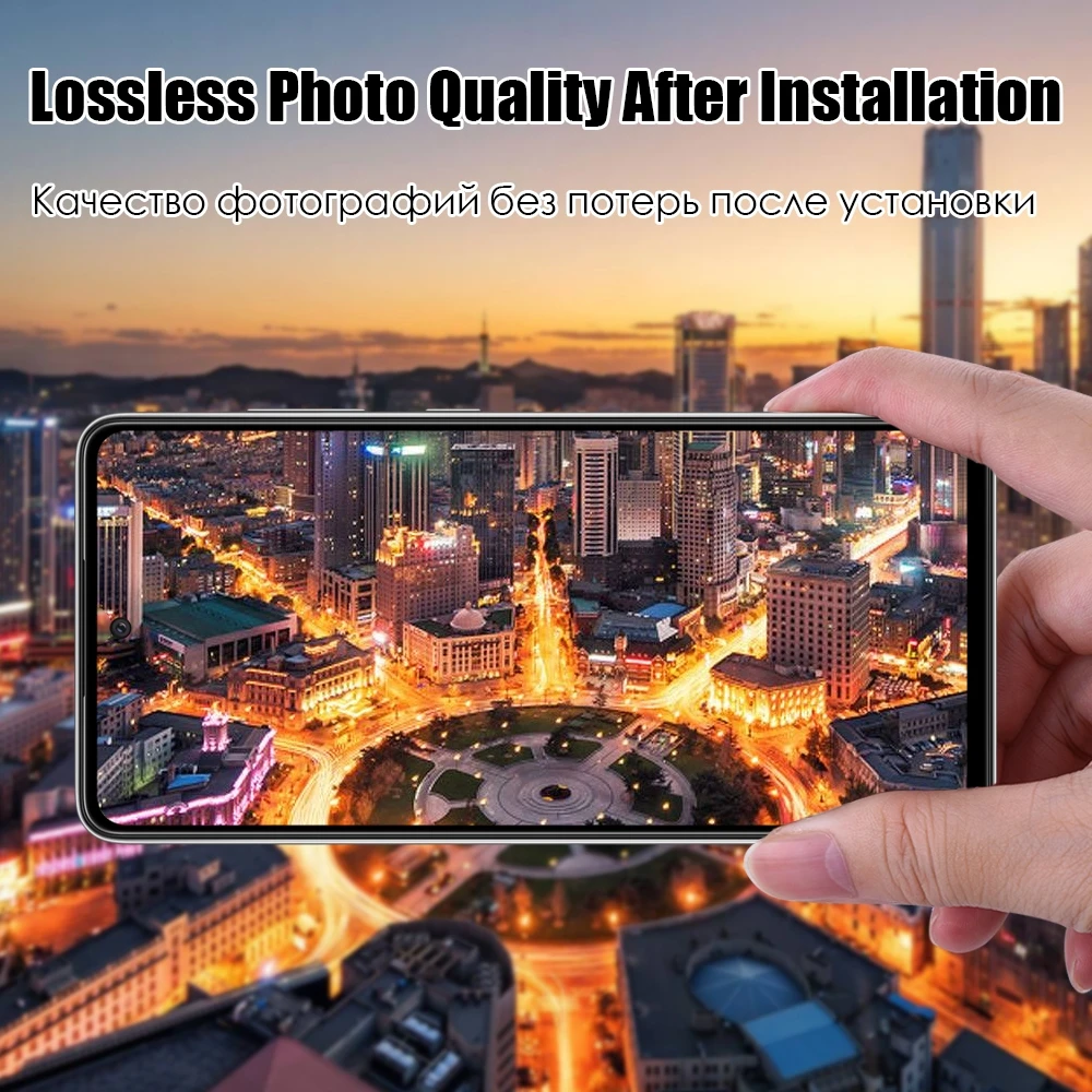 Защитный экран для объектива камеры 3D полное покрытие закаленное стекло Samsung Galaxy