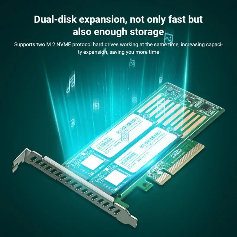 m 2 переходная карта m 2 nvme pci e x8 двойно