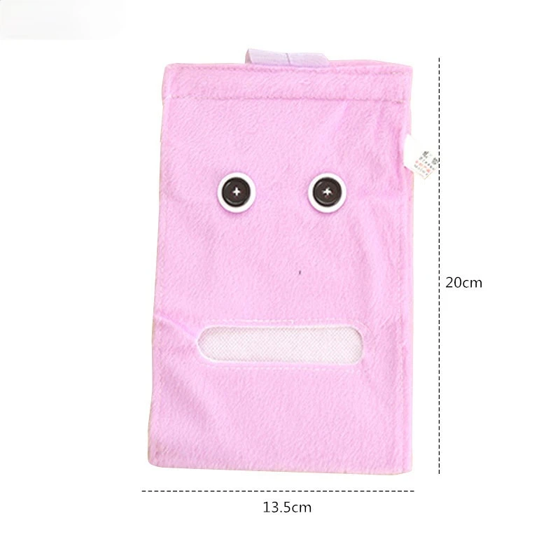 

1pcs New Cartoon Elfin Napkin Storage Box Cute Roll Paper Extract Cloth Bag Hone Kitchen Bathroom Hanging Tissue Holder