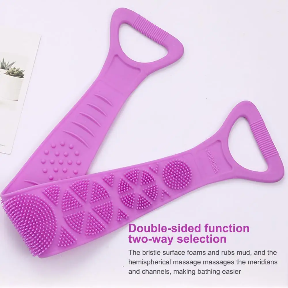 Магия силиконовые щетки банные полотенца натирания угревой сыпи черная грязь