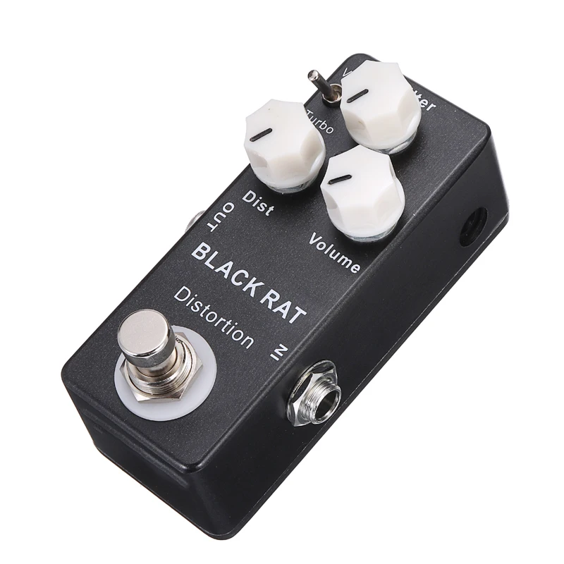 1 шт. черная мини педаль с эффектом искажений крысы две модели искажение хит