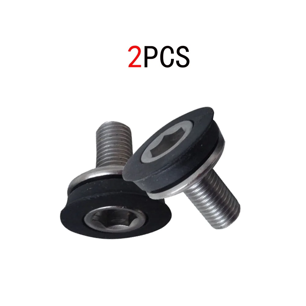 

2Pcs Bicycle Bottom Bracket Axle Allen Key Crank Arm Bolts M8 Screw Hot Sale Square Hole Central Axis Replace For 8mm Allen Wren