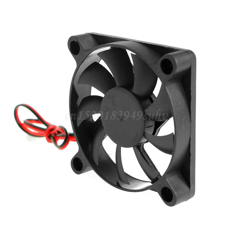DC 12V 2 контактный 60x60x10 мм PC компьютер CPU система Втулка подшипник вентилятор