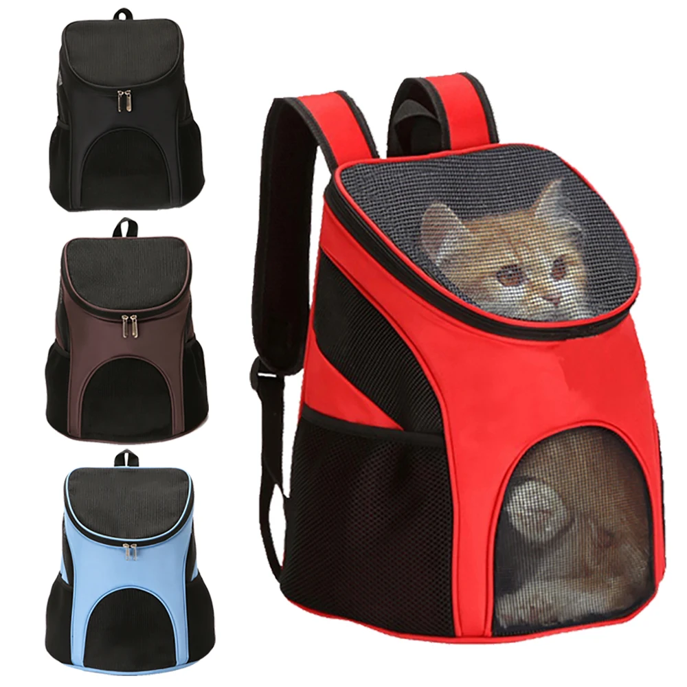 Складная Сетчатая Сумка для домашних животных переноска собак и кошек
