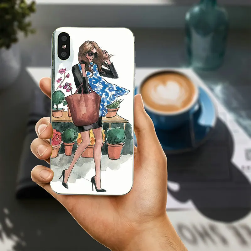 Мягкие силиконовые чехлы для iPhone X XR XS 11 Pro Max 10 7 6 6s 8 Plus 4 4S 5 5S SE 5C с изображением
