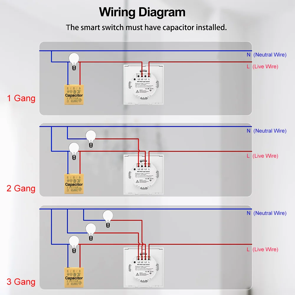 Бесплатная доставка сенсорный светильник домашний выключатель питания 220В