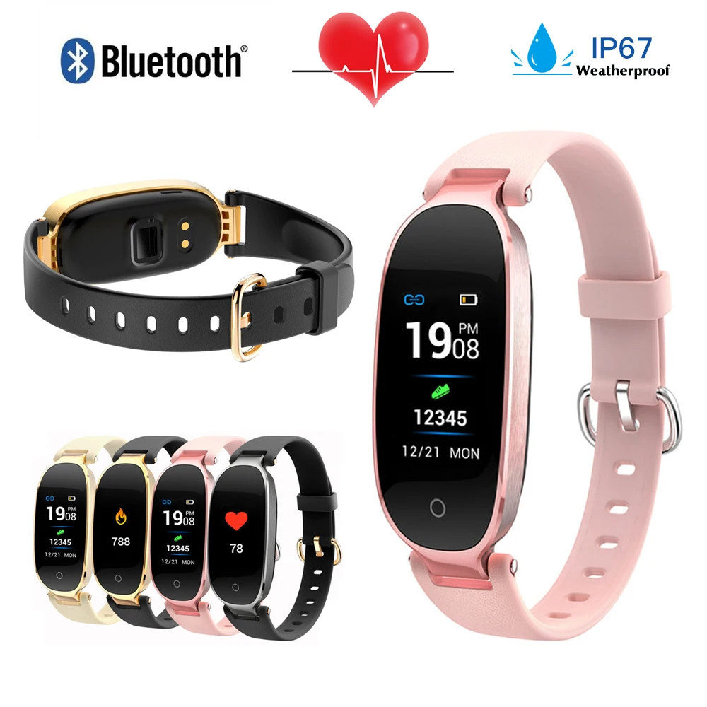 Смарт часы S3 Plus фитнес трекер монитор сердечного ритма IP67 водонепроницаемые