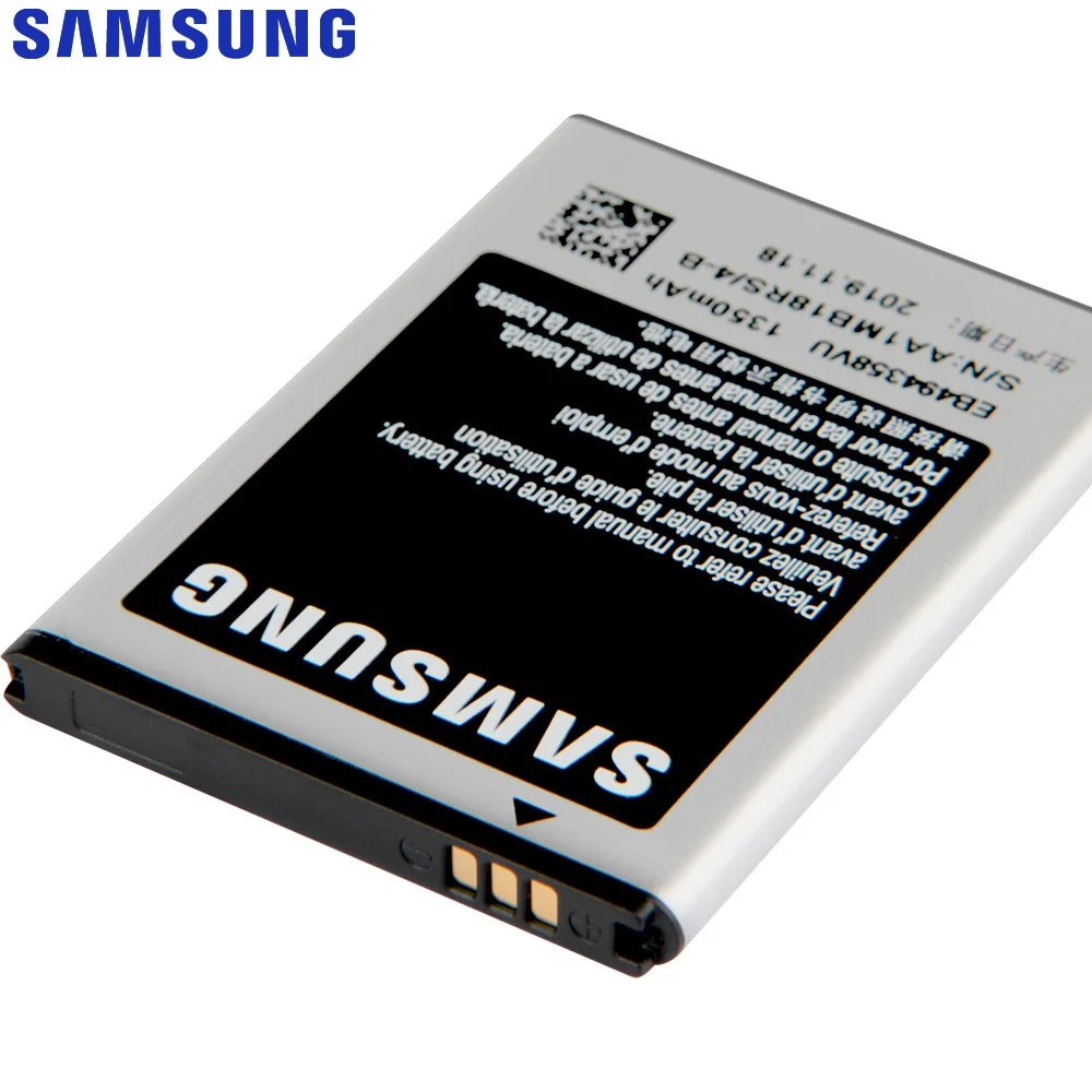 Оригинальный запасной аккумулятор SAMSUNG EB494358VU для Samsung Galaxy Ace S5830 i569 I579 S5670 S5660 S7250D