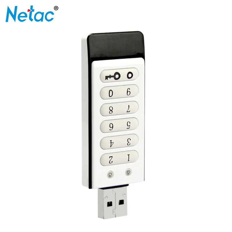 Оригинальная клавиатура Netac зашифрованный USB флеш-накопитель 64 ГБ 32 Usb 2 0 Флешка 16