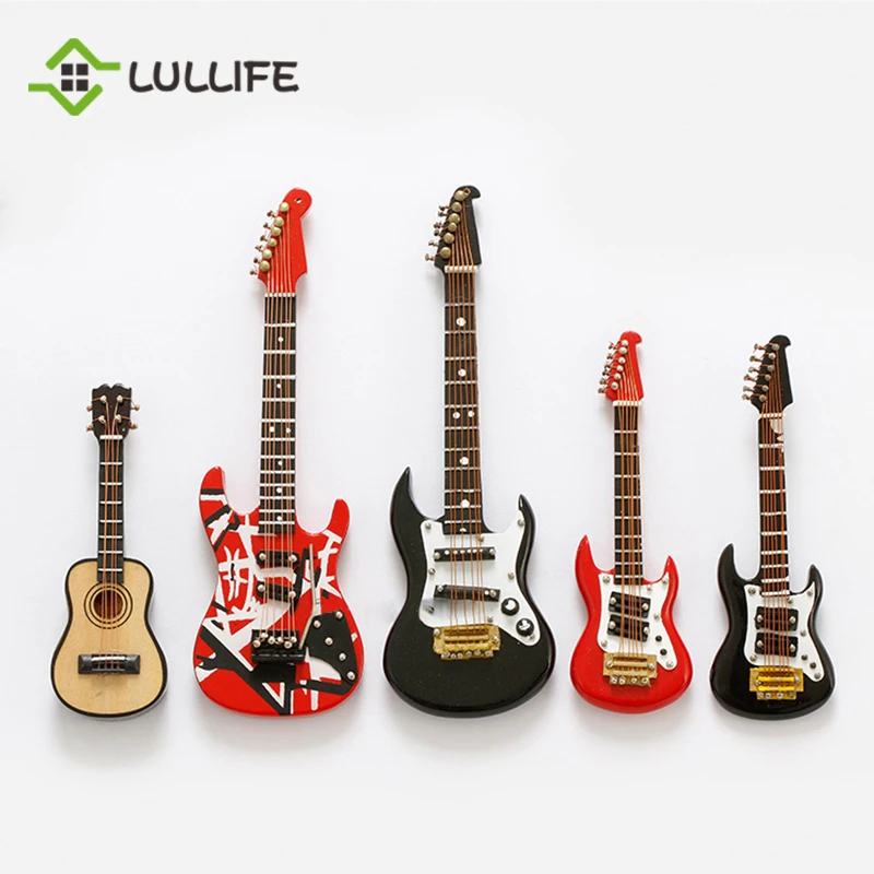 Магниты на холодильник деревянные высококачественные в форме гитара из ручной