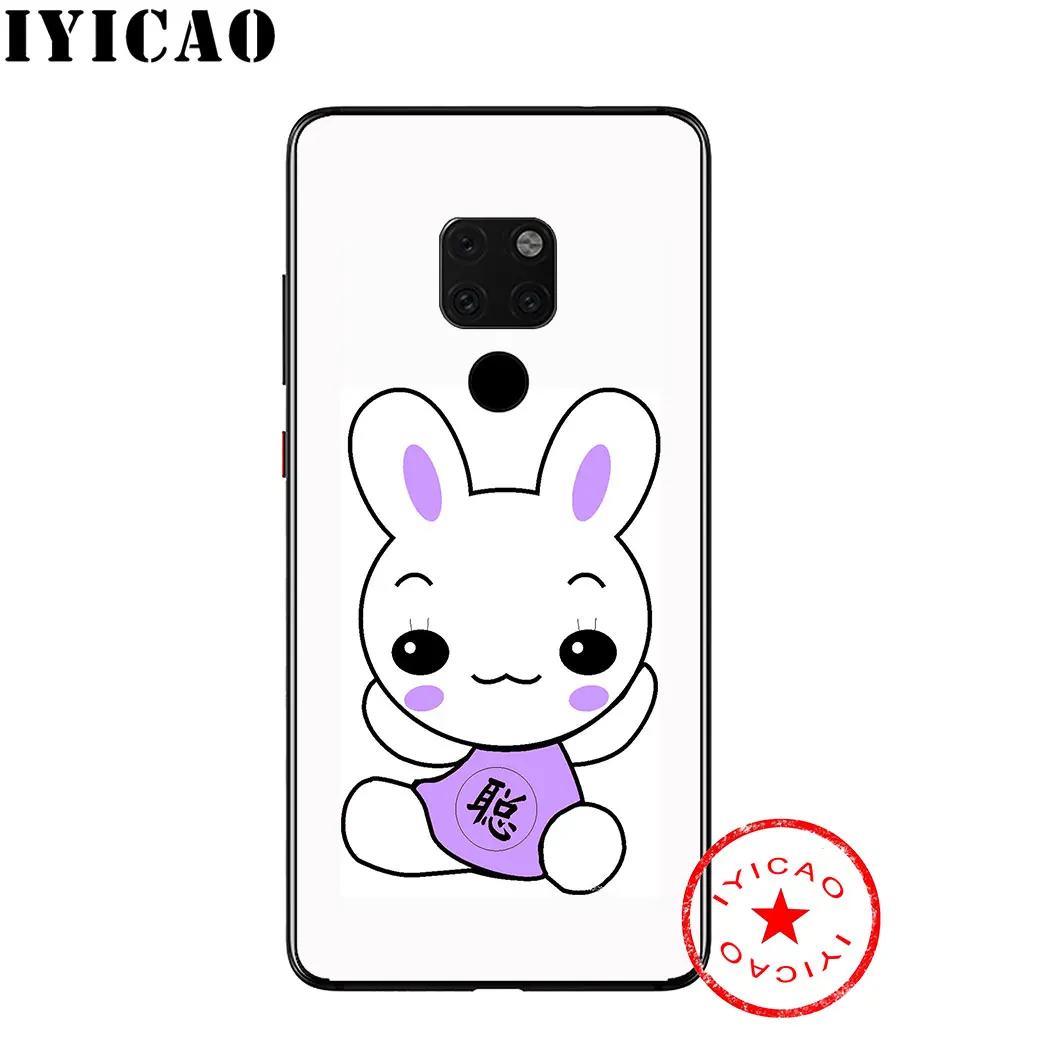 IYICAO кролик B мягкий чехол для huawei Honor 20 10 9 9X 8X 8C 7X 7C 7A 6A Lite рro вид Примечание iPhone X