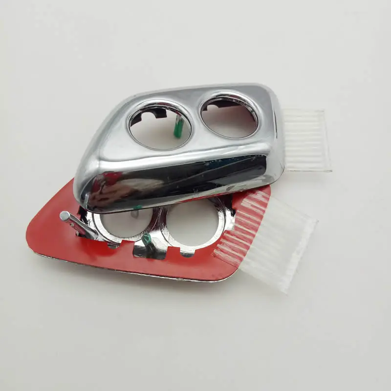 SKTOO 10 шт. для Chrysler 300C спринклерная Крышка фар передняя панель яркая декоративная