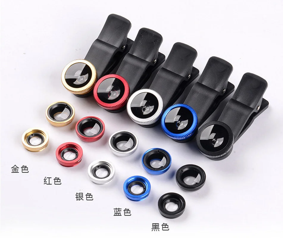 3 в 1 объектив для телефона рыбий глаз | Мобильные телефоны и аксессуары