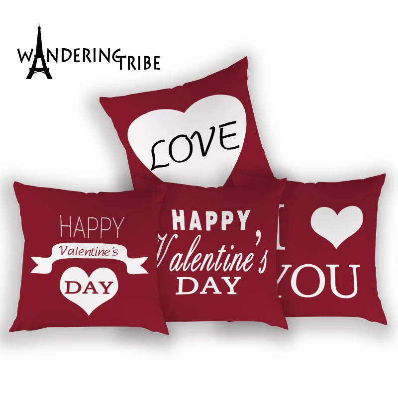 Украшение на День святого Валентина чехол для подушки романтический подарок
