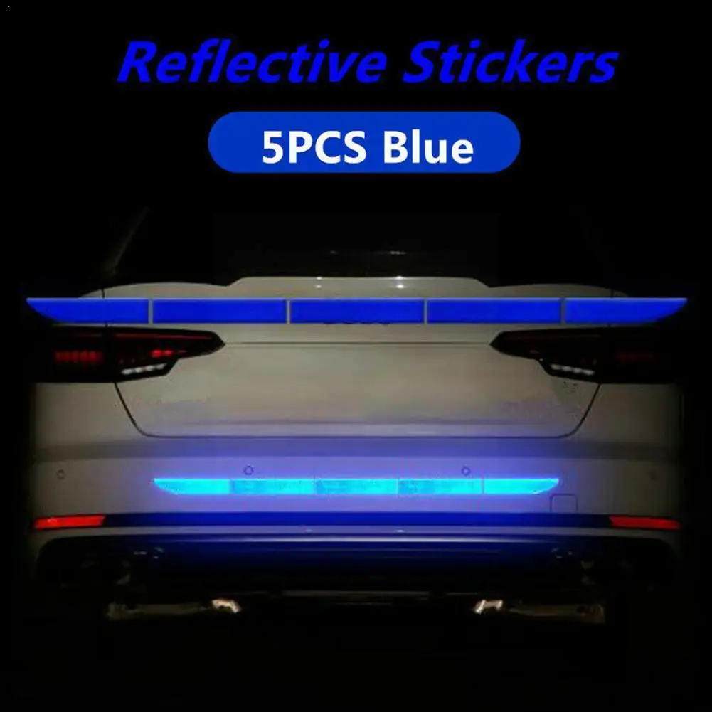 

Car Reflective Stickers Warning Strip Tape Traceless Sticker Sticker Exterior Mirror Rearview Warn On Protective Car Car K7w8