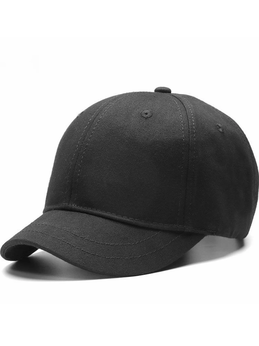 

Large Size Baseball Cap Unisex Solid Color Casual Caps Man Short Peaked Snapback Cap Dad Hat Big bone Plus Sizes gorras 56-65cm