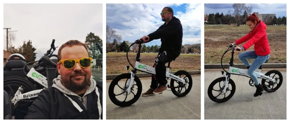 Электрический велосипед 20 дюймов складной микролитражных Rockwheel GT20 cmacewheel