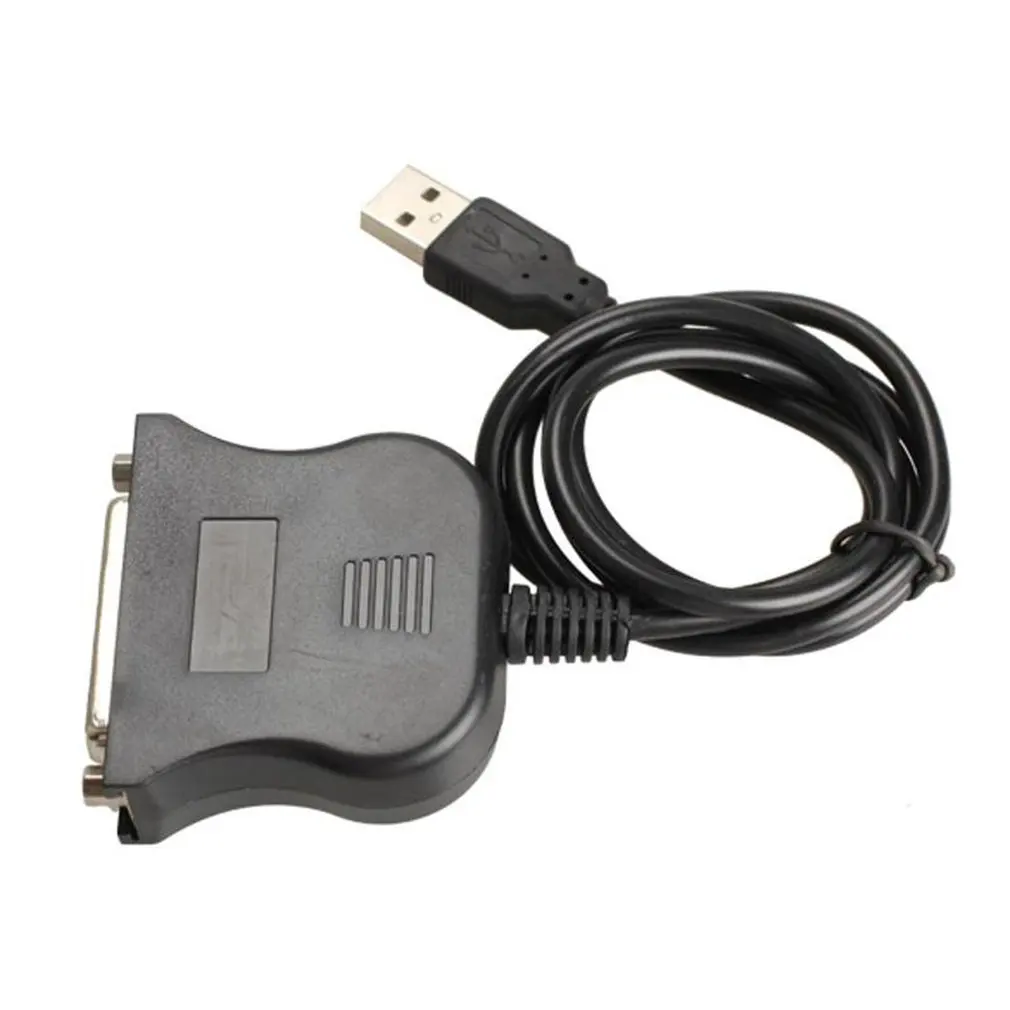 Новинка Лидер продаж USB 2 0 к параллельному IEEE 1284 25 Pin кабель адаптера для принтера
